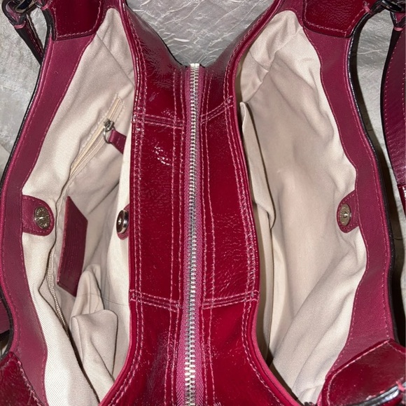 Coach Red Patent Leather Satchel 
NoH1293-F19705 - Picture 6 of 14